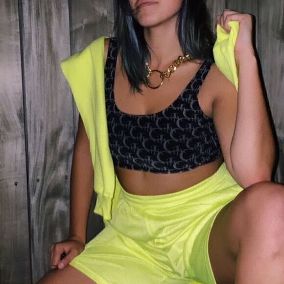 Forever21 “Girl” Crop Top - Picture 2 of 4